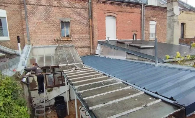 Toiture en bac acier, Amiens, SARL Kreft